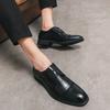 Fashion Men Business Oxford Shoes Fashion Handmade Wedding Formal Leather Shoes Spring New Men Classic Retro Style Pointed Casual Shoes