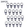 20Pcs Soccer Net Clips Heavy Duty Football Goal Clips Replacement Sports Hardware For Backyard Players Course Travel Repair
