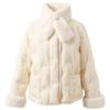 Sancai Women's Plus Size Chinese Style Butterfly Embroidery Duck Down Jacket
