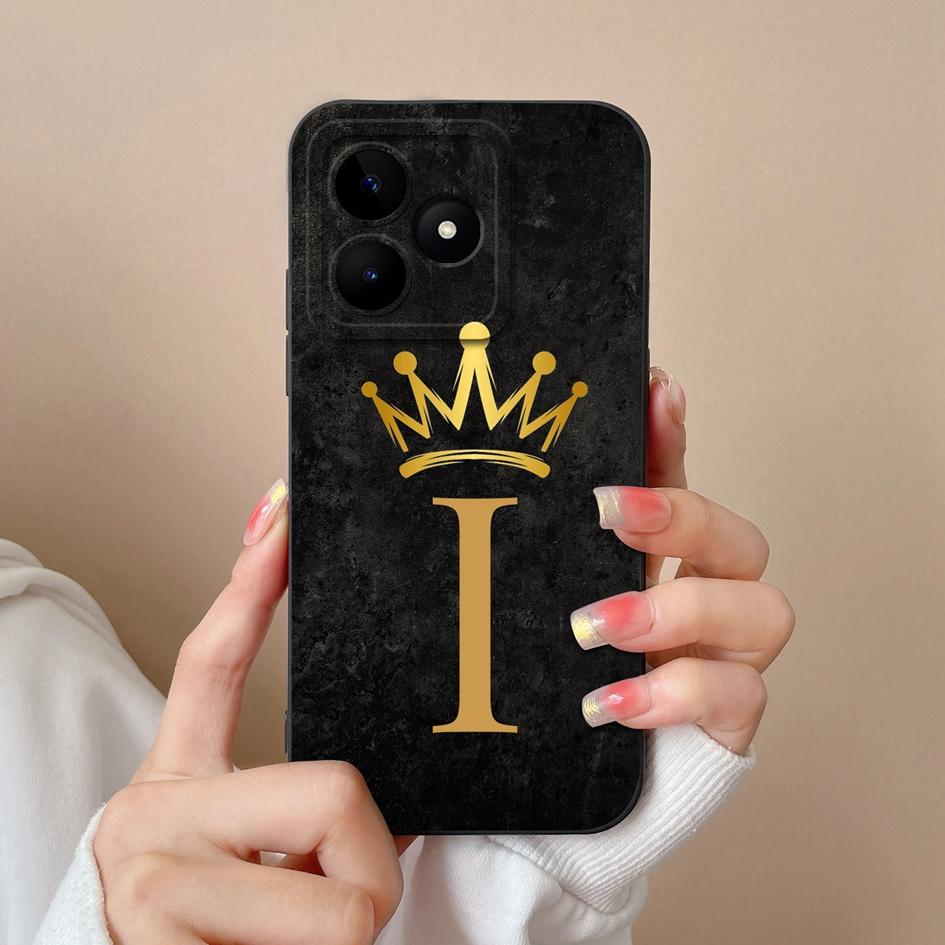 Для Realme C53 C25 C25S C25Y C30 C30S C31 C33 C35 C51 C61 C55 C65 C67 C75 4G 5G чехол для телефона креативный узор с буквами мягкий силиконовый корпус для OPPO Capa