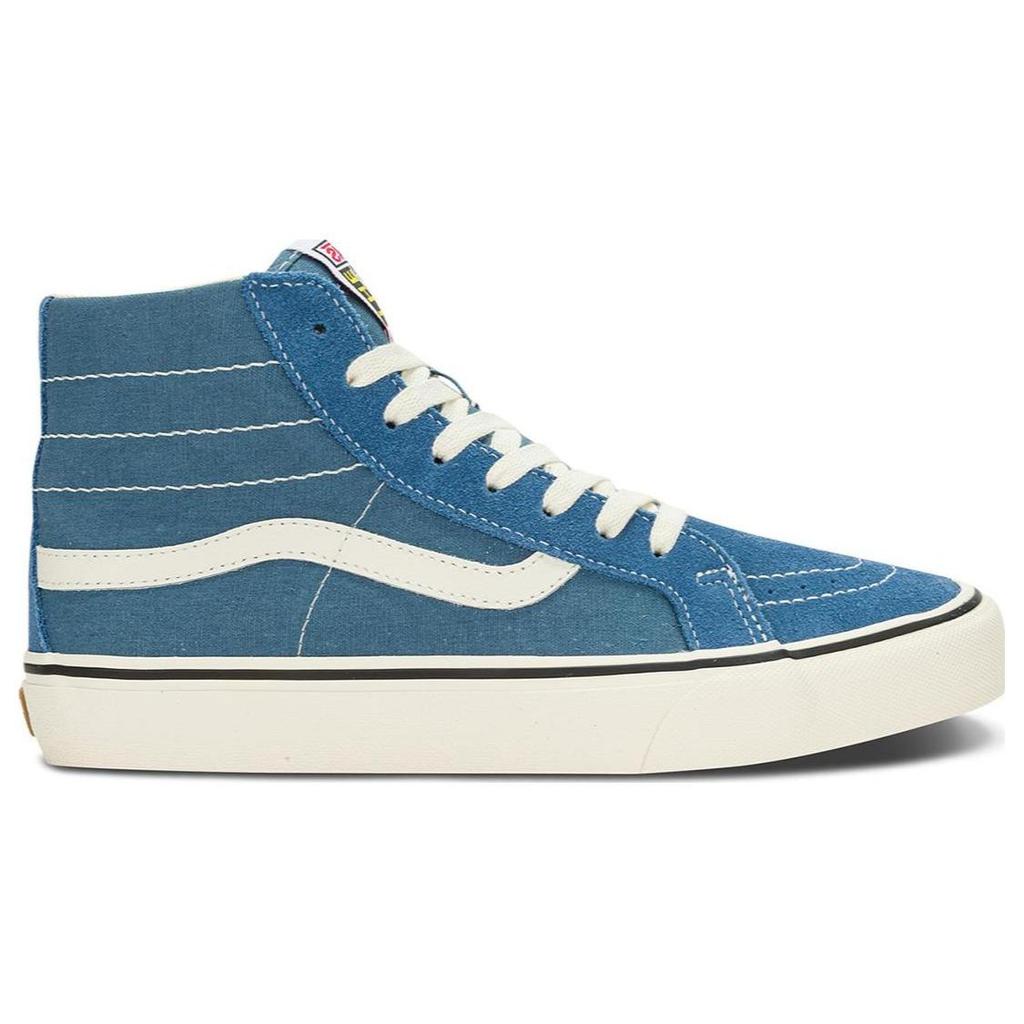 Vans Sk8 138 Vr3 Trendy Casual High-Top Skate Shoes Unisex Sneakers Blue White VN0A4BX6ZR8