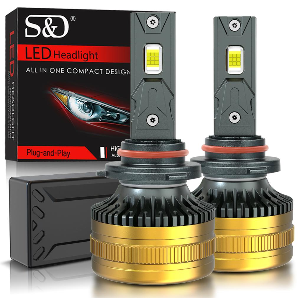 2Pcs H7 H4 Led Headlight Bulbs 6500K H1 H8 H11 Led 9005 HB3 9006 HB4 Auto Lamp 9012 Hir2 High Power 120W 60000LM Canbus CSP Chips Headlamp