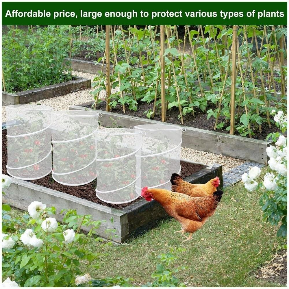 Pop-Up Garden Mesh Protector Folding Insect Barrier Netting Plant Cover Garden