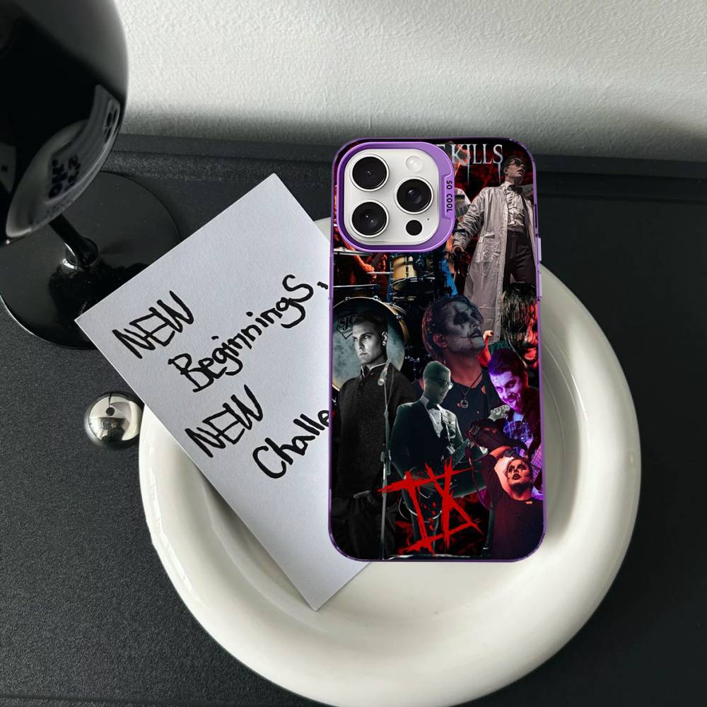 Чехол для телефона группы Ice Nine Kills Серебристый корпус Для iPhone 17 16 15 14 13 12 11 Pro Max Plus
