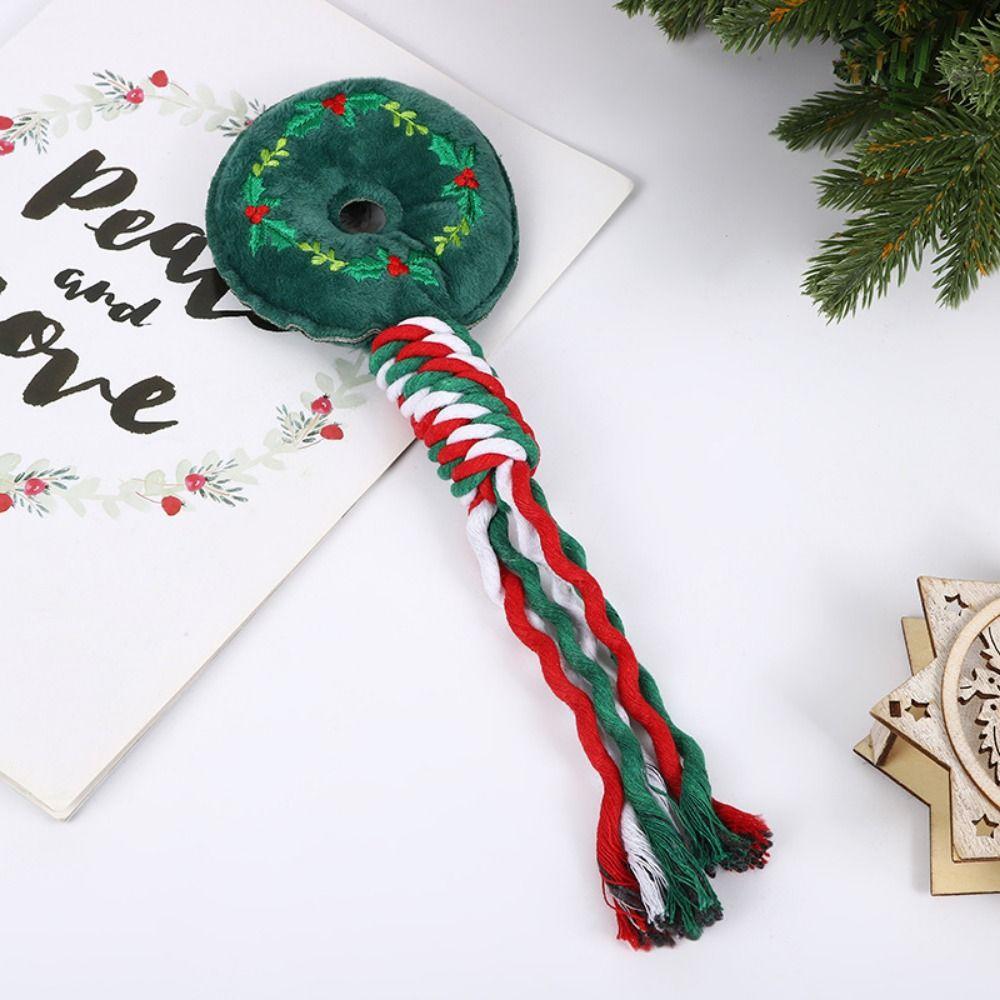 Игрушки для жевания в виде снеговика/елочки, игрушки для собак, игрушки для щенков в форме снежинки/пончика, игрушки для щенков из веревки, коренные зубы для щенков