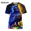Colorful Animal Avatar 3D Printing Men's Sportwear T-shirt Casual Short Sleeve Tees Summer Plus Size Men's T-shirts