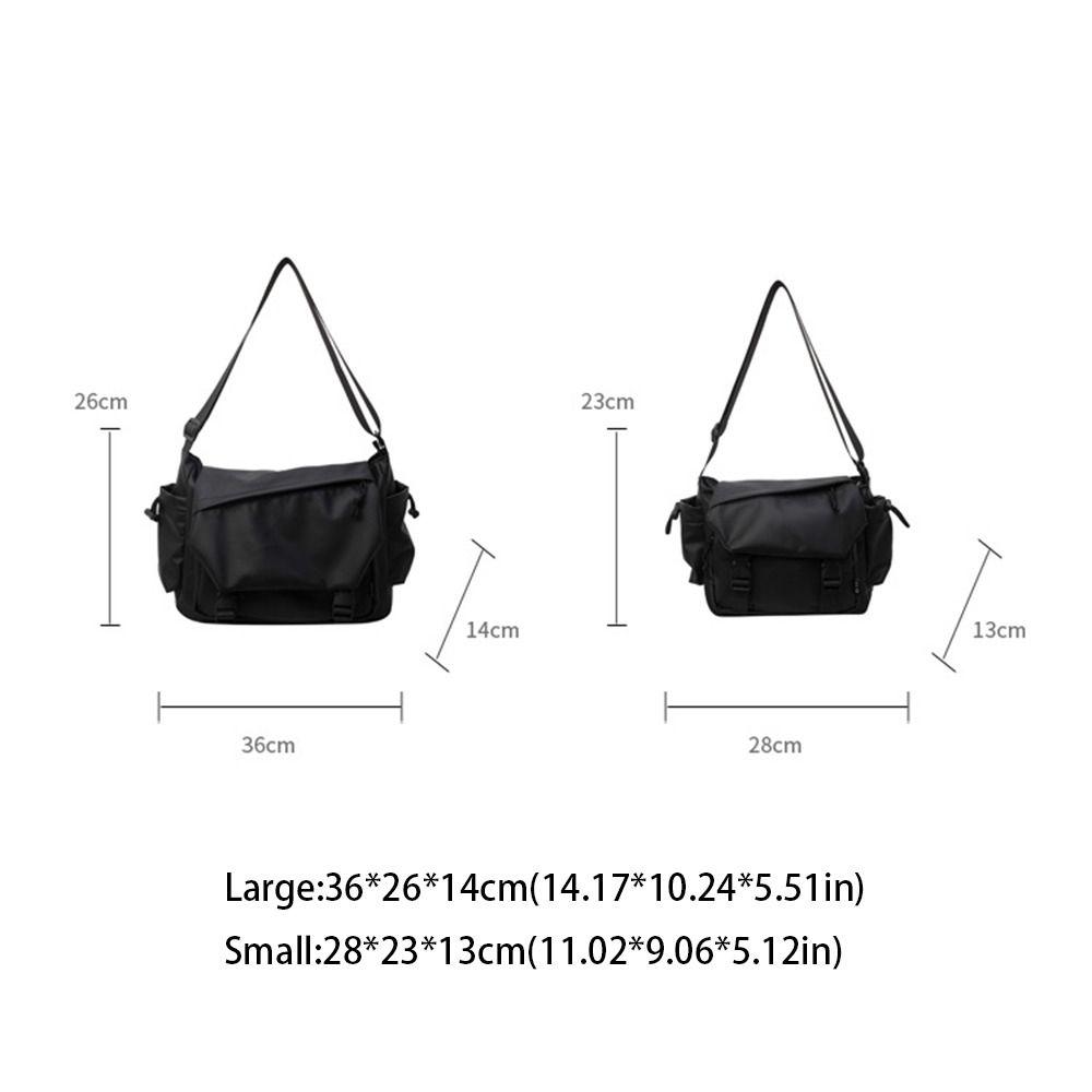 Oxford Cloth Messenger Bag Waterproof Short Distance Travel Bag Casual Nylon Crossbody Bag Camping