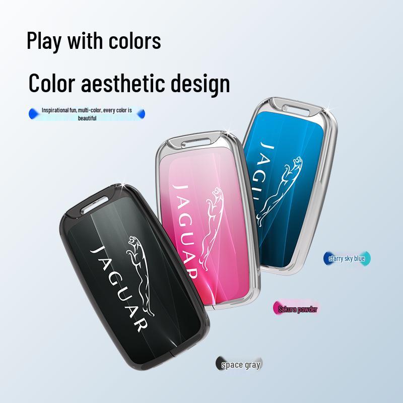 Jaguar Key Cover for XEL, XFL, E-Pace, F-Pace, F-Type, XE, XF, I-Pace, XJL Models (Unisex)