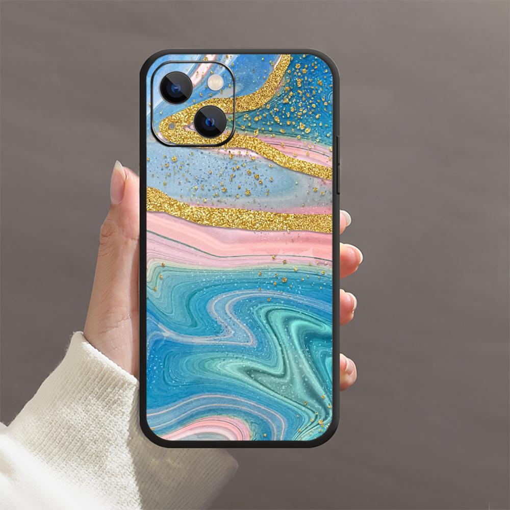 Эстетический чехол для телефона с мраморным узором для iPhone Samsung Galaxy Redmi Xiaomi Oppo OnePlus Note SA 7 8 9 10 11 12 13 14 20 21 22 23 53 54 Pro Ultra