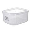 Food Storage Box Double Layer Multipurpose Chopped Green Onion Ginger Garlic Transparent Container