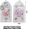 Держатель для фотокарточек с мультяшным рисунком, водонепроницаемый защитный чехол для карточек, защитные чехлы для фотоальбомов Kawaii