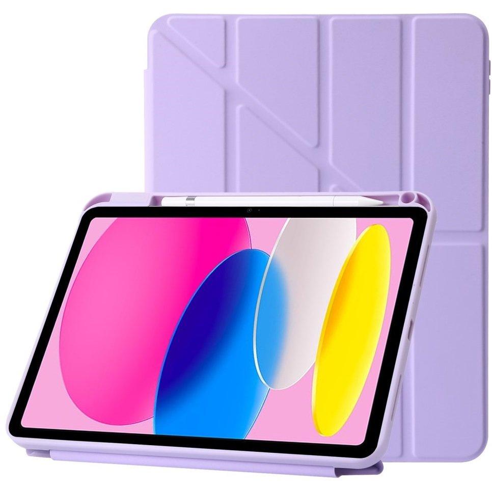 Case for iPad 11" 2025 A16 (11th gen.) / iPad 10.9" 2022 (10th gen.), Origami, purple