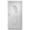 VidaXL Front Door White 108x208 Cm PVC 3187925
