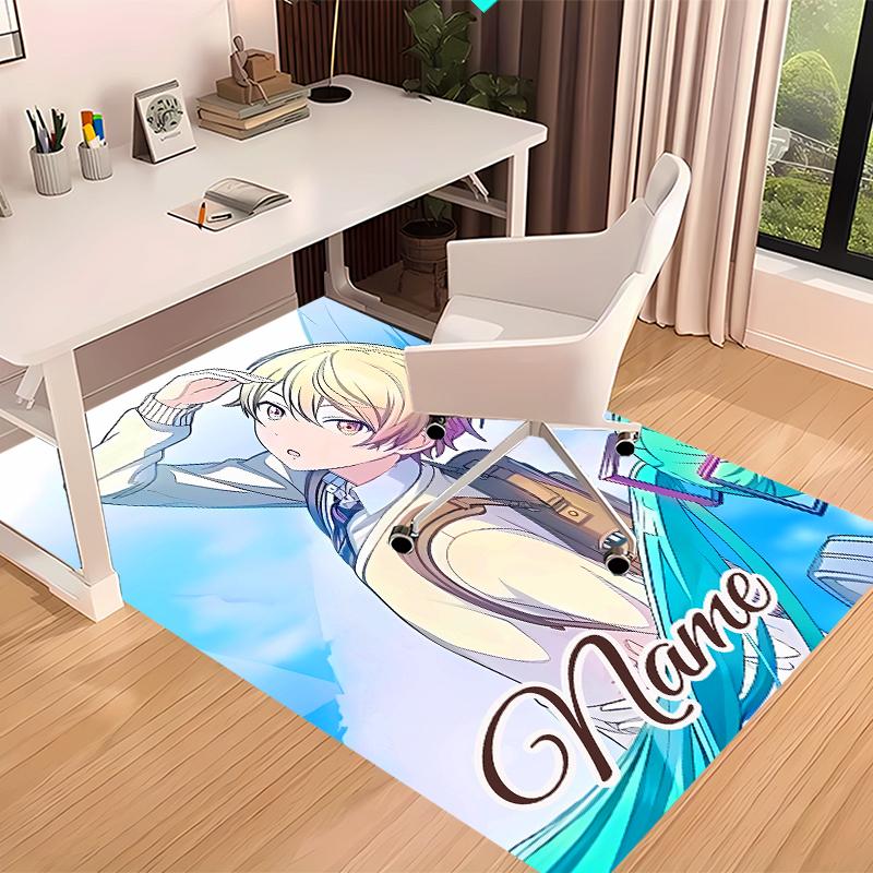 Custom personalization Tsukasa Tenma Print Area Rug - Soft, Washable Non-Slip Indoor Mat,Living Room,Home&Office Decorative Rug