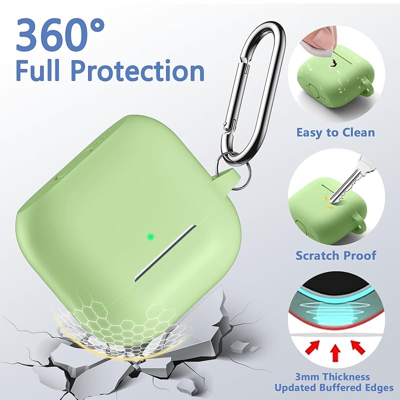 ANYOGRO AirPods 4 case 4th generation silicon Shockproof super thin silicone oil proof waterproof Fall prevention Cushioning property Easy to install