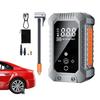 Портативный надувной воздушный насос для автомобильных шин Маленький компрессор Электрический беспроводной насос для шин с цифровым манометром для мячей