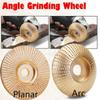 1pc Woodworking Wood Angle Grinding Wheel Tungsten Carbide Coating Bore Shaping Wood Grinding Wheel Angle Grinder Disc