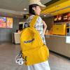 Schoolbag Japanese ins Campus College Wind Lightweight Simple Casual Fashion Versatile School Bag Junior High School Student Backpack