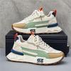 Chunky Sneaker Men Designer Retro Running Shoe Fashion Casual  Leather  Breathable Height Increased Platform Shoes