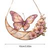 Butterflies Decorations 2D Stained Decorative Home Decor Outdoor Wall Art Sunlight Catchers For Backyard Patio Balcony Tree
