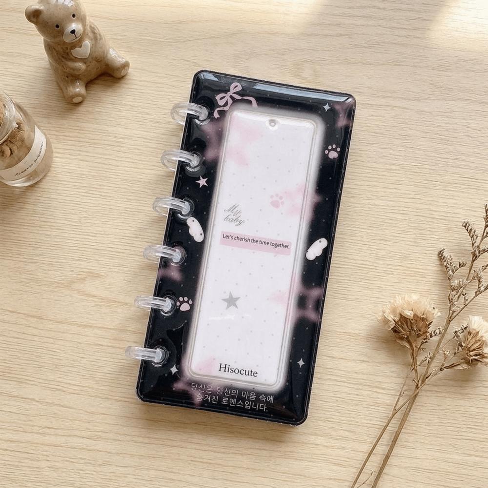 INS mini Photo Card Binder 4-Grid Small Card Storage Book Photo Card Holder Trading Card Holder