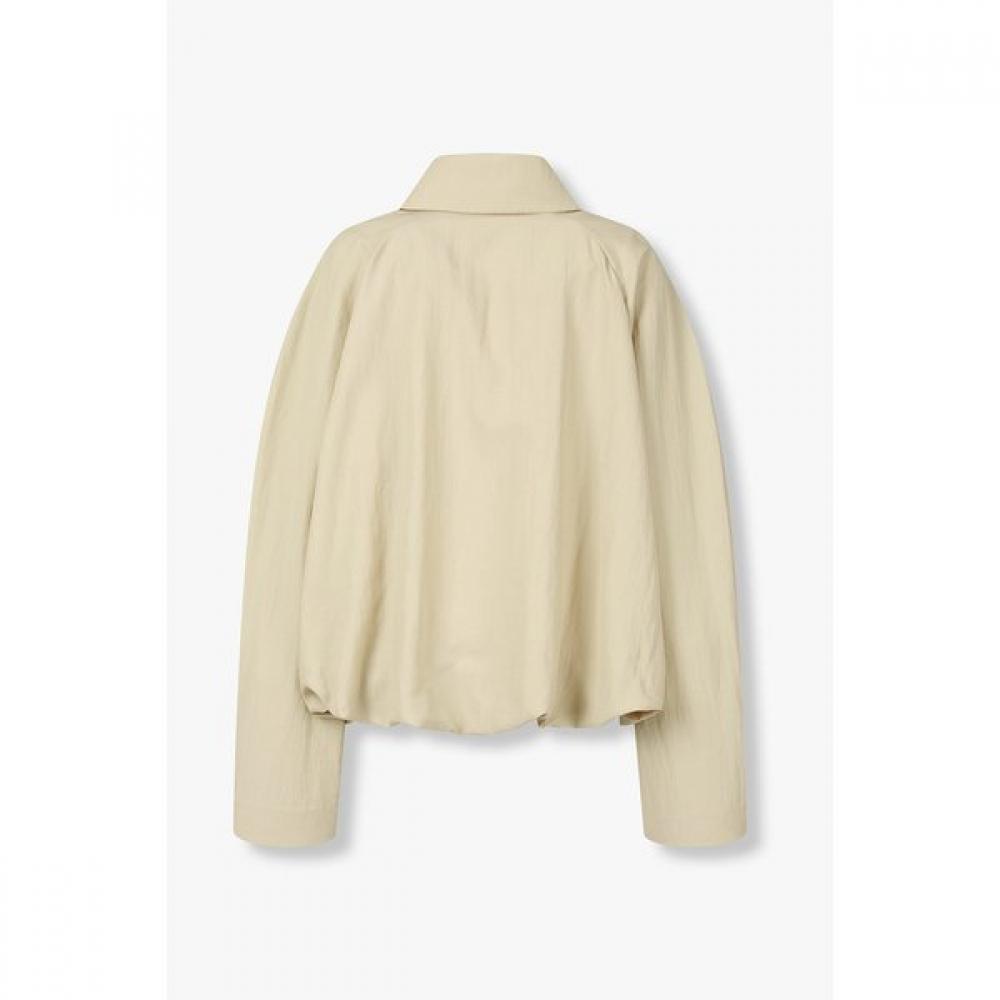 Studio Tomboy Volume Hem Single Button Jumper 9106213206