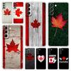 Чехол для телефона Maple Canada Flag love Football для Samsung Galaxy S22 5G S20 Ultra S21 FE 5G S10E S9 S8 S10 Plus Note 20, прозрачный чехол