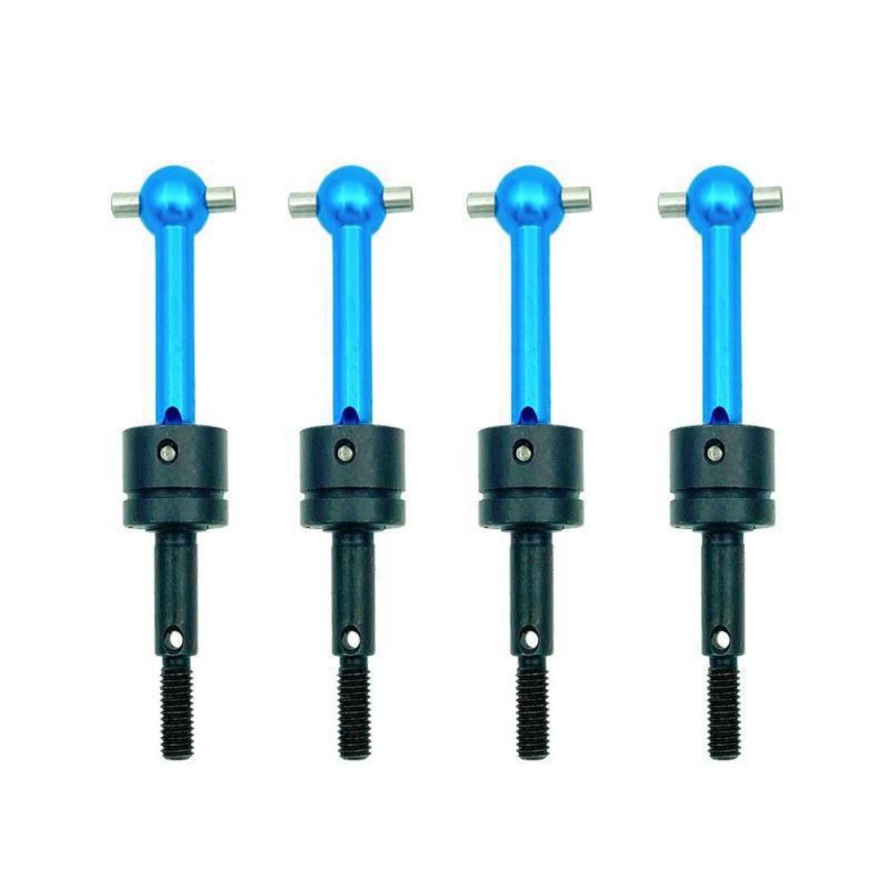 4Pcs Metal Drive Shaft High Strength Upgraded Part for TT-01 TT-02 1/10 RC Car