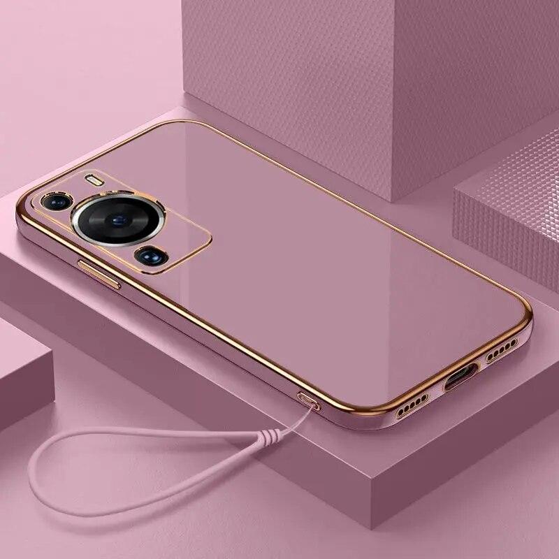 Чехол для Huawei P60 Huawei P60 Pro, чехол для Huawei P60 Art, чехол для телефона LNA-LX9 MNA-LX9, роскошный противоударный чехол с квадратным покрытием