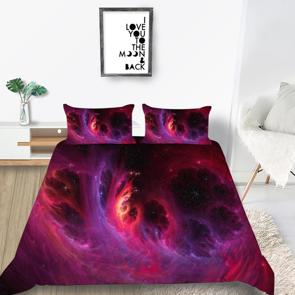 Пододеяльник с принтом звездного неба, постельное белье, новый пододеяльник, костюм для подростков, детский королевский размер, королевский размер, постельное белье