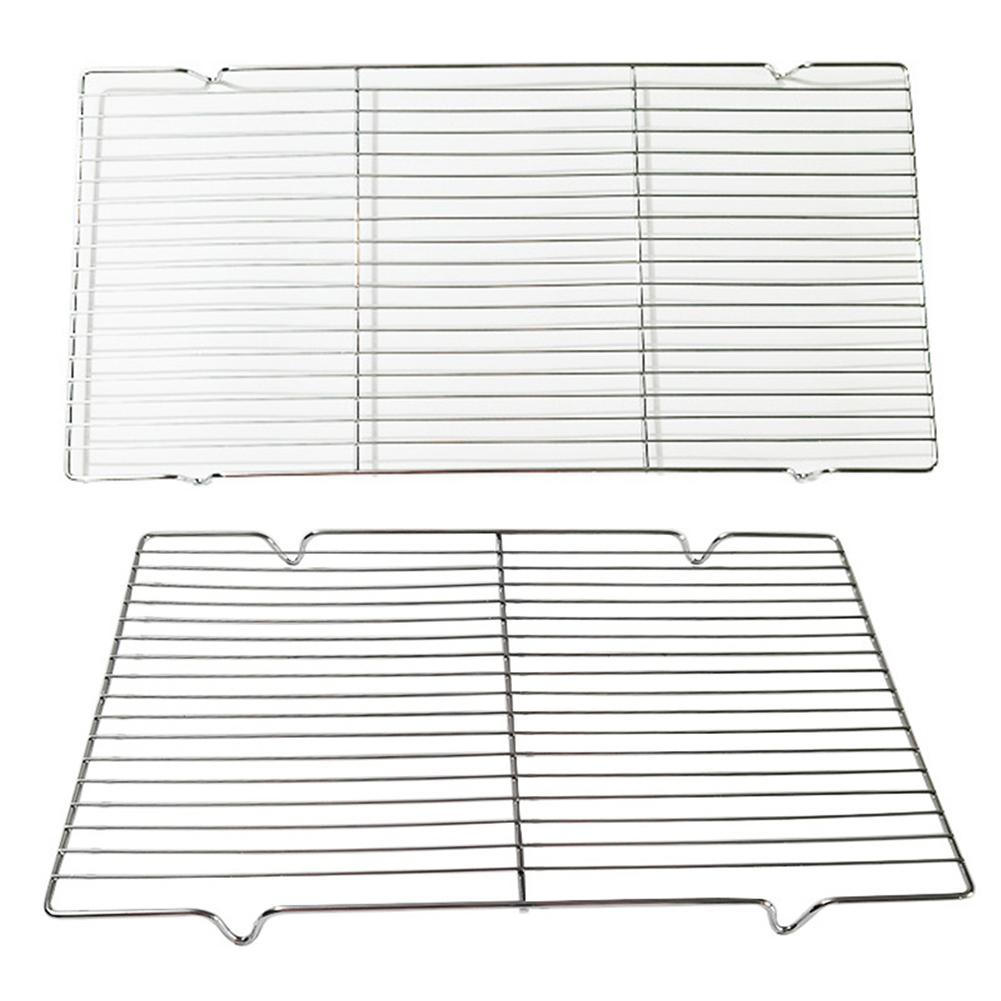 1PC Grill Mesh Net Stainless Steel Mat Net Grid Shape Rectangle Grill Grilling Mesh Net Barbecue Net Barbecue Stove Part