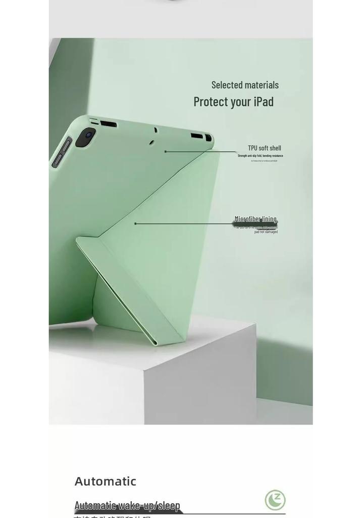 Защитный чехол: Совместимо с Apple iPad 10/11 Поколения, 9.7, Air 4/5, 7/8/9 Поколения, Pro 12.9; Ударопрочный мягкий чехол