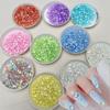 1440 шт. 3D красочные Русалочки круглые стеклянные бусины подвески для ногтей Аврора кристалл стразы украшения пузырьки драгоценные камни маникюрные аксессуары
