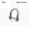 High Quality D Bow Staples Stainless Steel Keychain Hook 4 Styles Bracelet Buckle  Ourdoor Tool