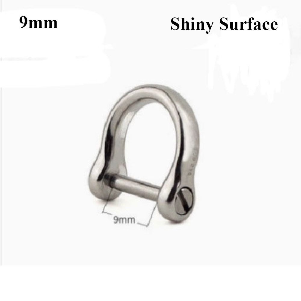 High Quality D Bow Staples Stainless Steel Keychain Hook 4 Styles Bracelet Buckle  Ourdoor Tool