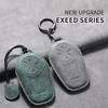 Leather Car Key Case Cover Shell Fob Long Style for Chery EXEED LX TXL AtlantiX ET ES VX Car Fob Holder Keychain