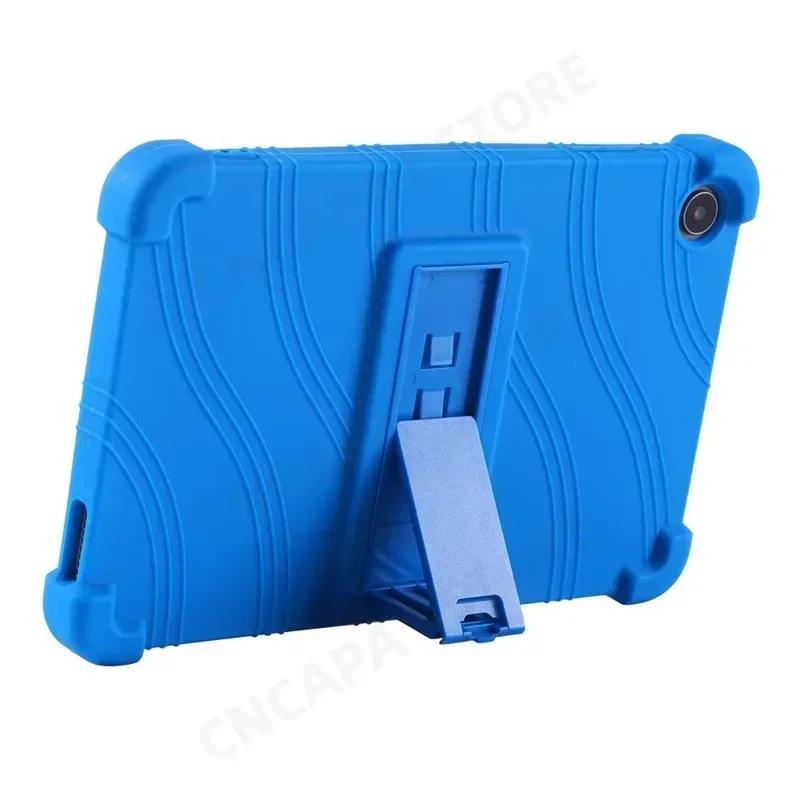For Digma Pro Star 14 4G T606 8.4" Tablet PC Drop resistance Soft Silicone Shockproof Cover Case with Rear Kickstand