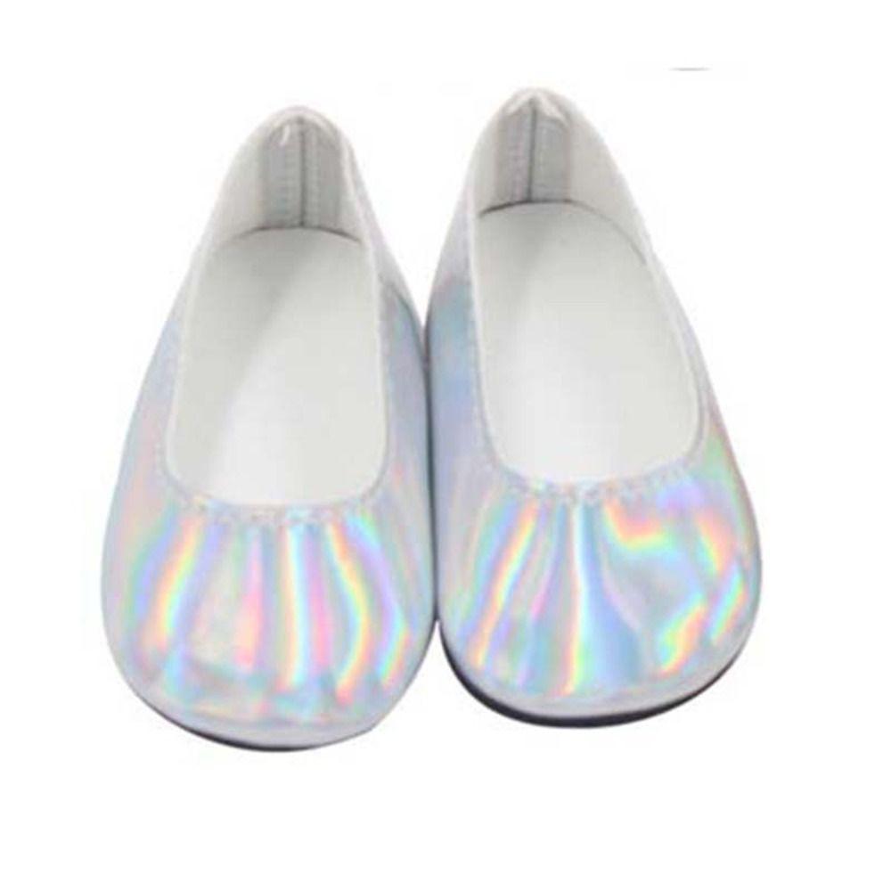PU Leather Glossy Shiny Shoes Doll Shoes Reborn Doll Shoes PU Leather Doll Shoes Kids Gifts