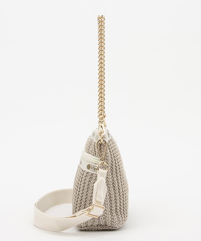 Официальная наплечная сумка CHAIN CROCHET Бежевый Крючком [LeSportsac] КЛАТЧ/1368 Женская