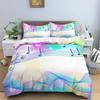 Music Note Print Bedding Set Psychedelic Duvet Cover Set Polyester Quilt Cover EU Double King Size Adult Kids Bed Accessories