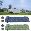 190cm Inflatable Mat Outdoor Camping Sleeping Pad Ultralight Thicken with Built-in Pillow & Pump Air Ma for Travel Hiking