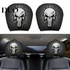 Elastic Auto Headrest Protectors 2Pcs Skull Car Covers, Cartoon Dog Panda Cat Hedgehog Universal Fit Vehicle Seat Design Protector, Interior