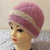 Шерстяная шапка, женская ворсовая шапка, осенне-зимняя толстая двухслойная теплая вязаная шапка