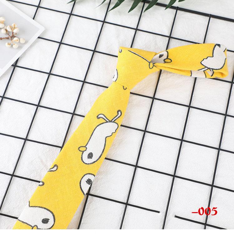 Cartoon Tie Trendy Casual 6cm Fashion Animal Tie for Men and Women