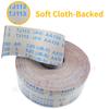 2m 100mm Width Sandpaper Roll 60-800 Grits Emery Cloth Roll Aluminum Oxide Abrasive Sandpaper for Wood Furniture Metal Sanding