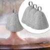 3Pcs Sauna Hats Head Protection Bath Caps for Accessories Bathing Shower