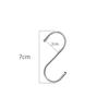 Stainless Steel S-Shape Hooks for Bathroom Hook Clothing Hanger Hanging Hooks for Butcher Shop Kitchen Storage Hooks