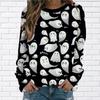 Autumn Halloween Ghost 3D Print Long Sleeve Women Hoodies Streetwear Female Sweatshirt Pullover Oversized  Woman Clothing