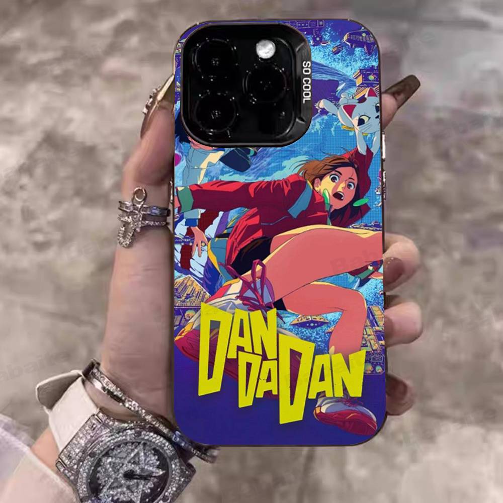 Аниме приключения Dandadan Чехлы для телефона Для IPhone 17 16 15 14 13 12 11 Plus Pro Max Pro Цветной Матовый Чехол