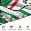 1 шт. Фланелевое одеяло с индивидуальным именем и узором Legia Warszawa, подходит для всех сезонов, для домашнего декора, тепло и комфорт, подарки, праздничный подарок